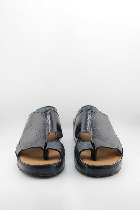 DFC Relax Men Embossed Water Leather Slide Sandals
